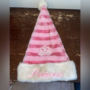 Christmas pink princess hat